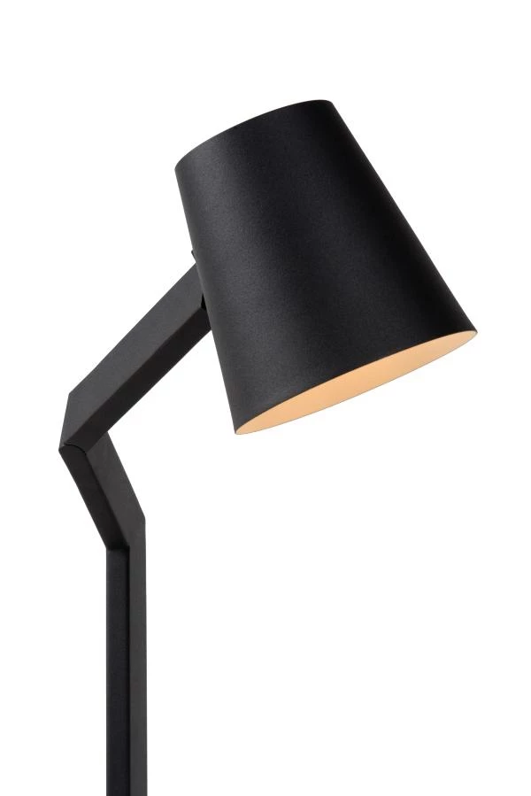 Lucide MIZUKO - Floor reading lamp - Ø 13 cm - 1xE14 - Black - detail 3